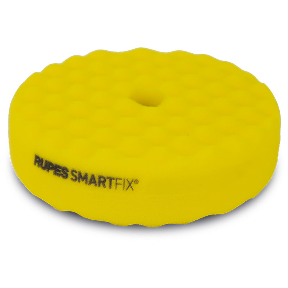 RUPES SMARTFIX Double-Sided Fine Foam Pad, 9.DSW180MM - 7", Yellow