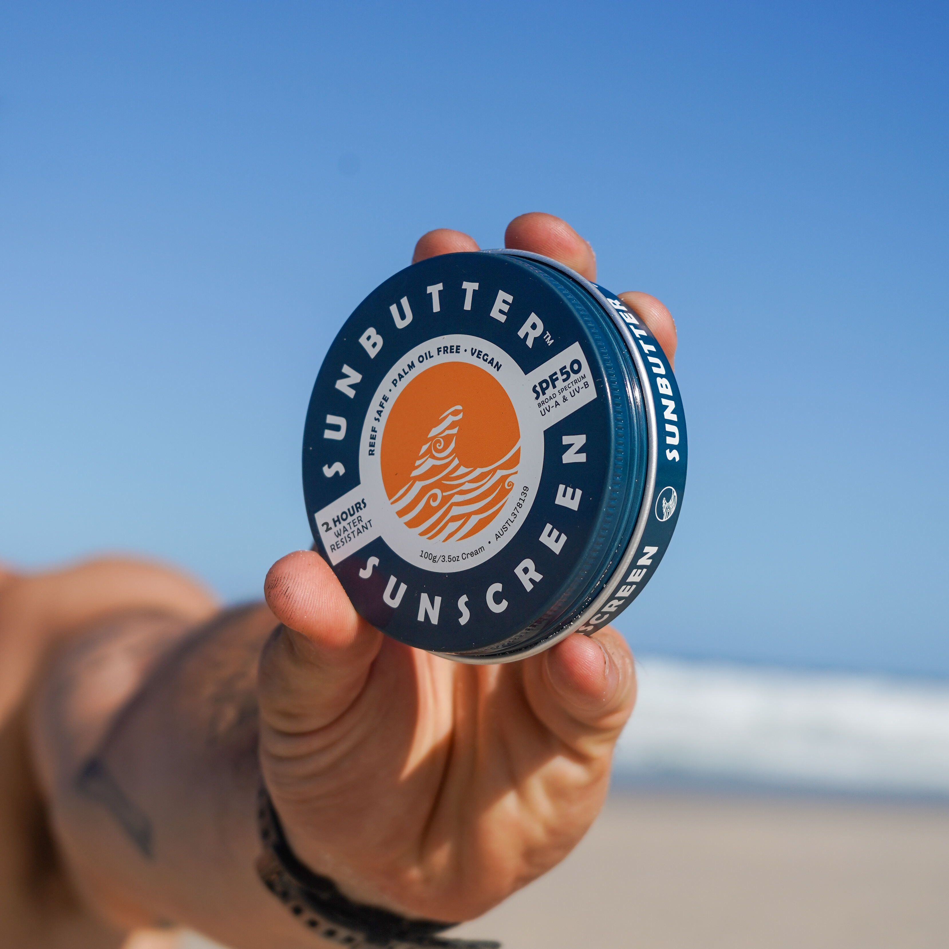 Sunbutter SPF50 Water Resistant Reef Safe Sunscreen