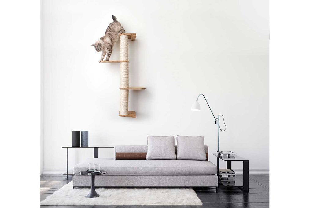 Catastrophic Creations Wall Mounted Cat Climbing Pole - Sisal