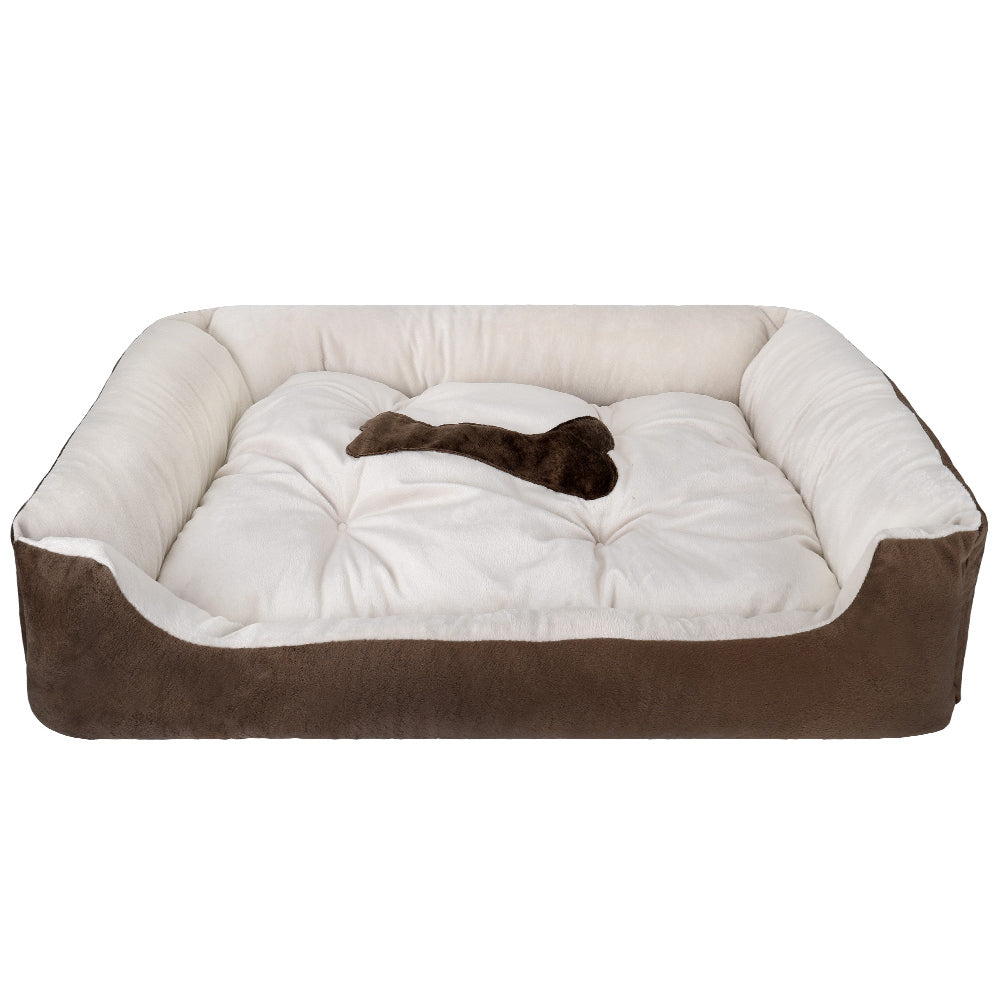 Warming Dog Bed - Coffee