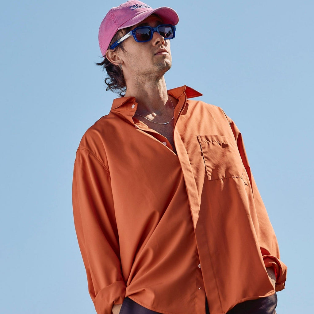 Unisex Sun Shirt UPF50+ Long Sleeve - Burnt Orange