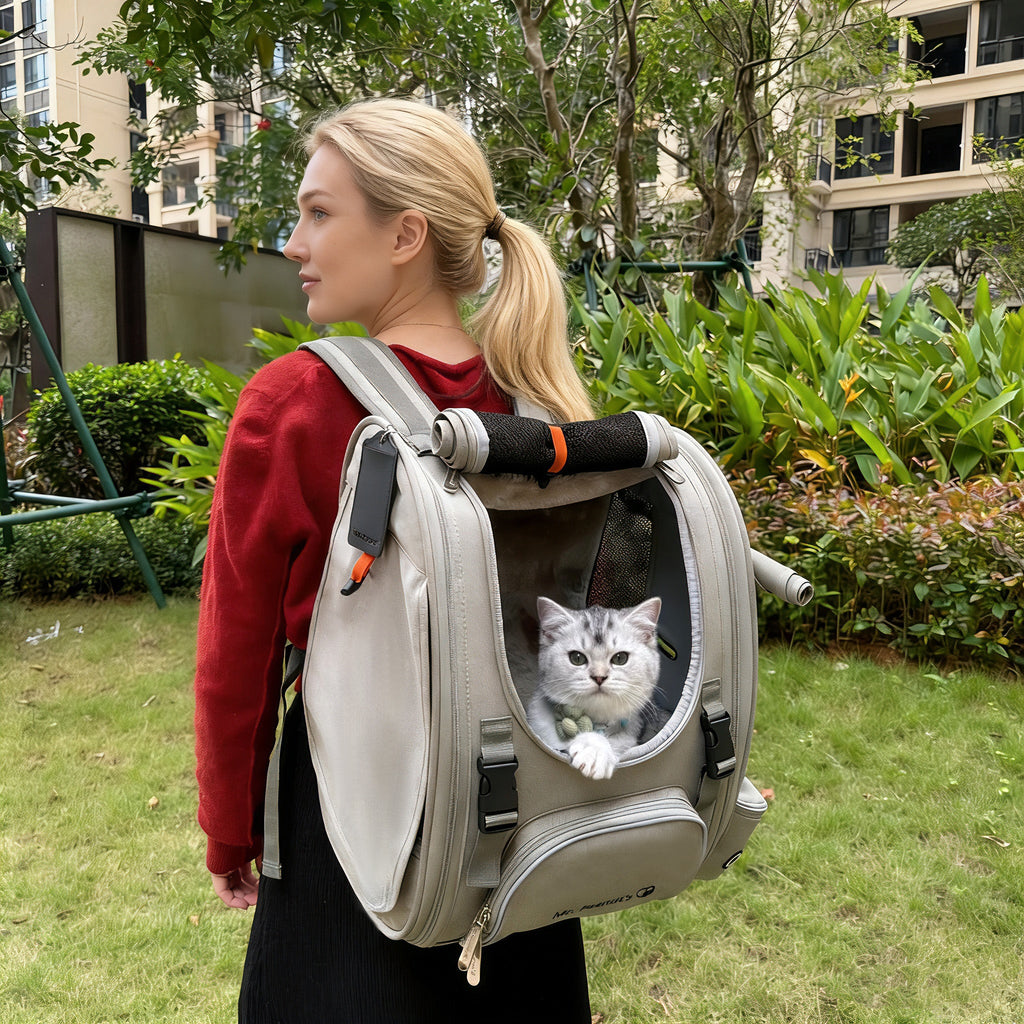 Mr. Peanut’s Northstar Sierra Adventure Pet FrontPack/Backpack – Airline Compliant Cat, Puppy & Bunny Carrier