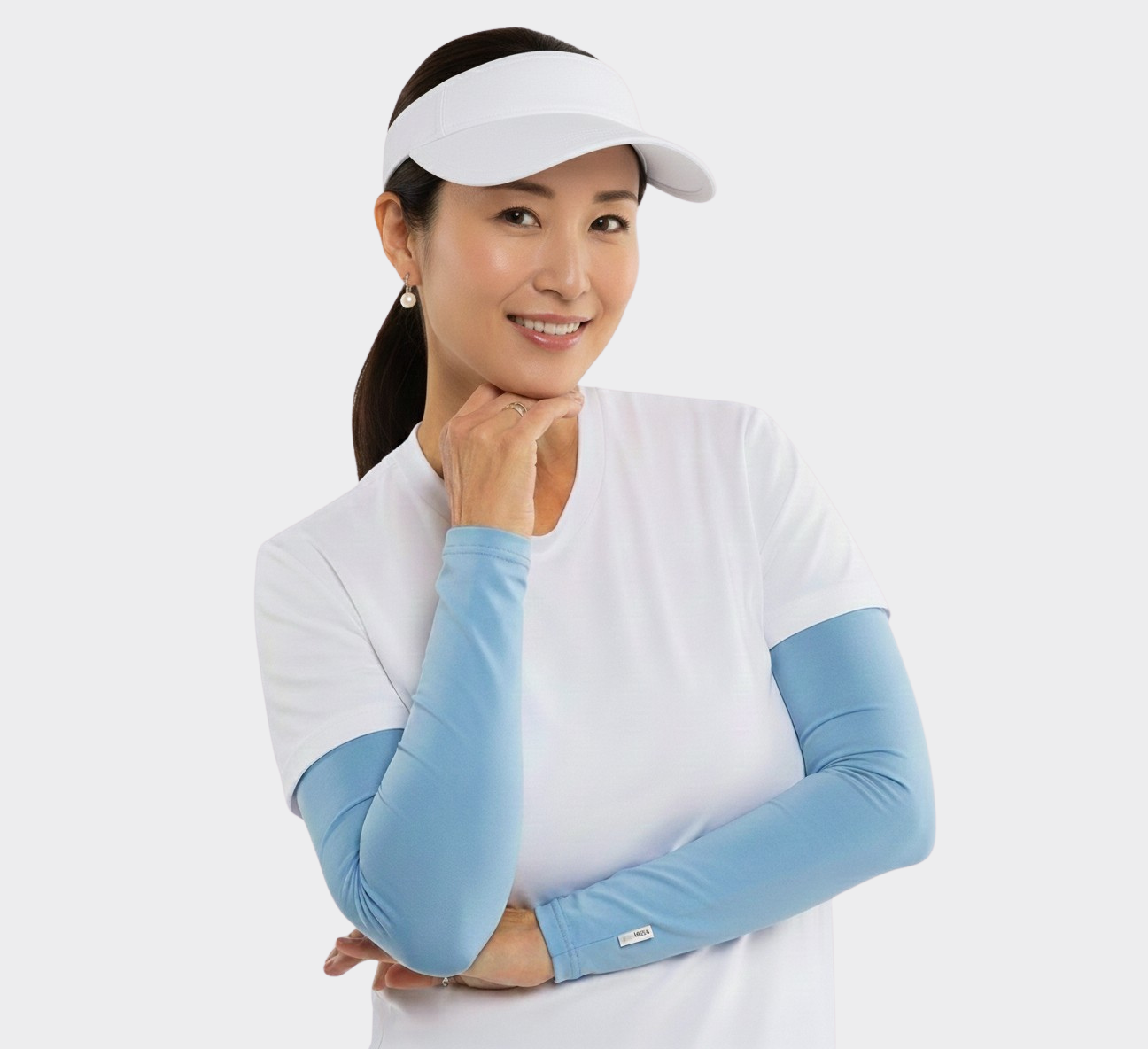 Sky Blue Arm Sleeves – Adult