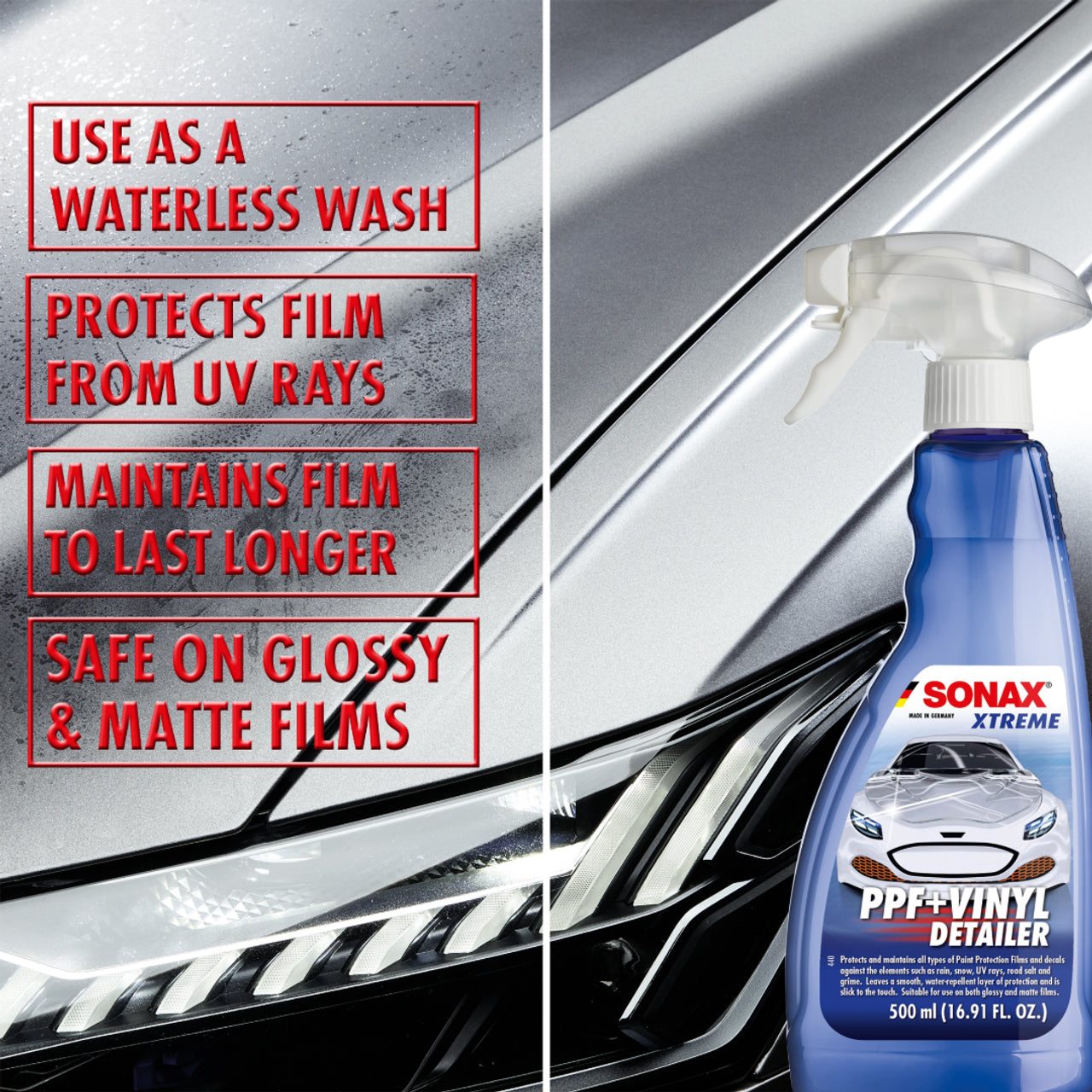 Sonax PPF + Vinyl Detailer - 500 ml