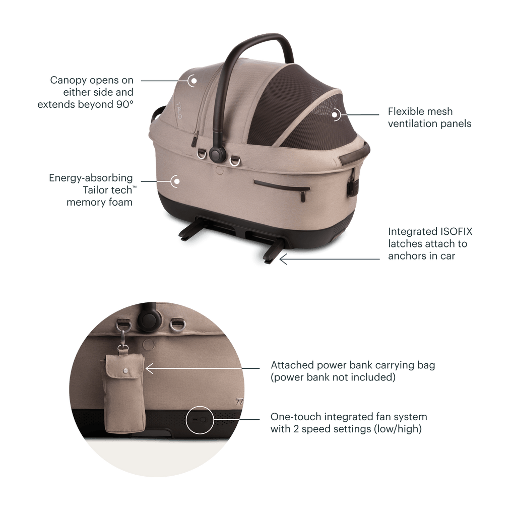 Tavo Pets Maeve™ iso6X Wind Series - Tavo’s  newest crash-tested car seat! Please Note Shipping Time Frame in Description