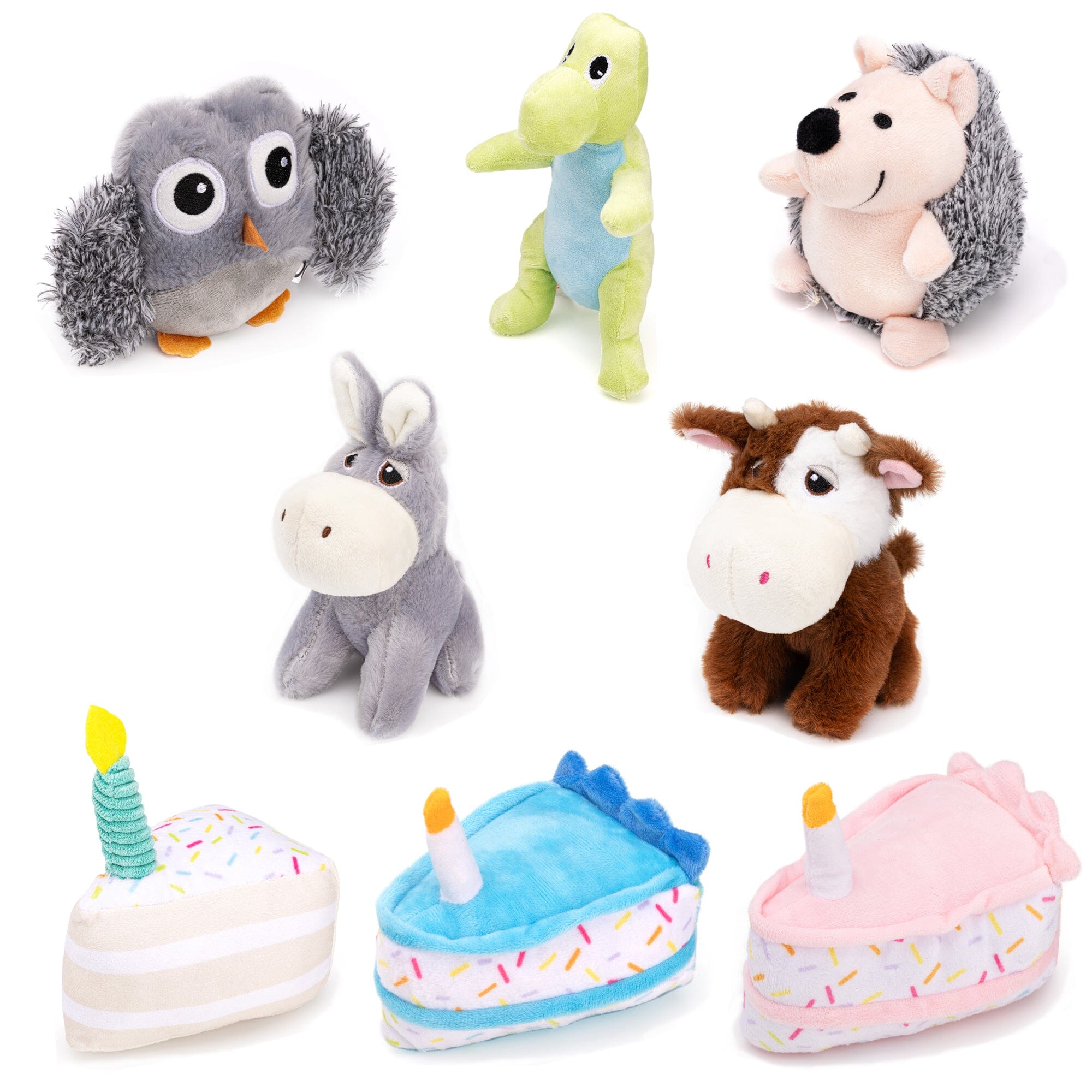 Mini Plush Dog Toys Collection