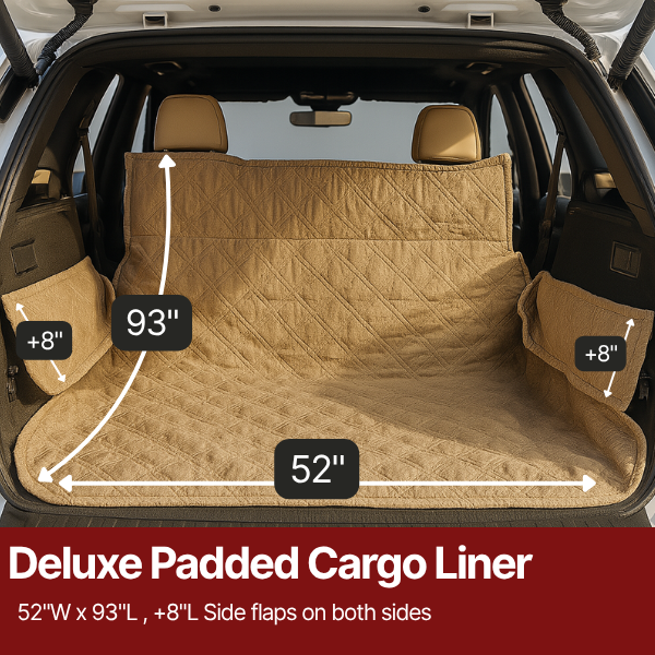 Formosa Covers Deluxe Padded Cargo Liner  52"W x 93"L in Taupe