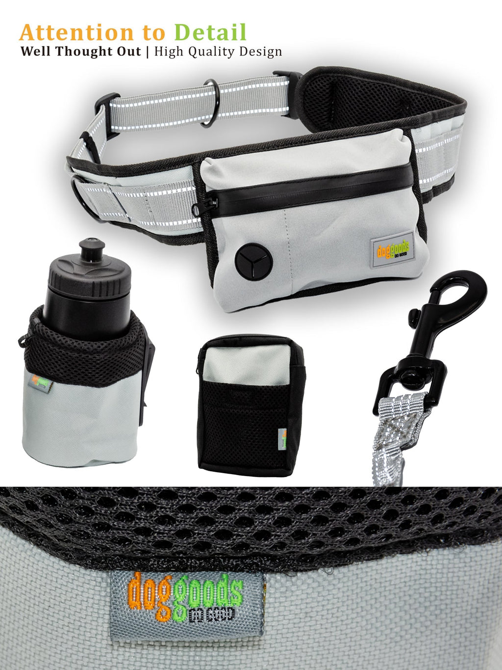 Dog Leash Fanny Pack (The Everything Leash) by DogGoods ™