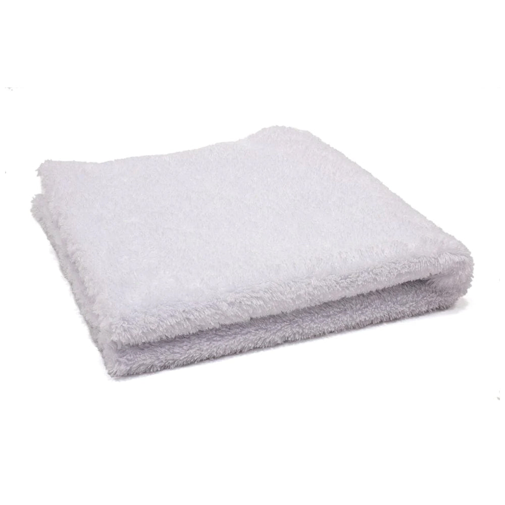 Autofiber [Korean Plush 470] Edgeless Microfiber Towel, 470 GSM, 16" x 16" - White (10 Pack)