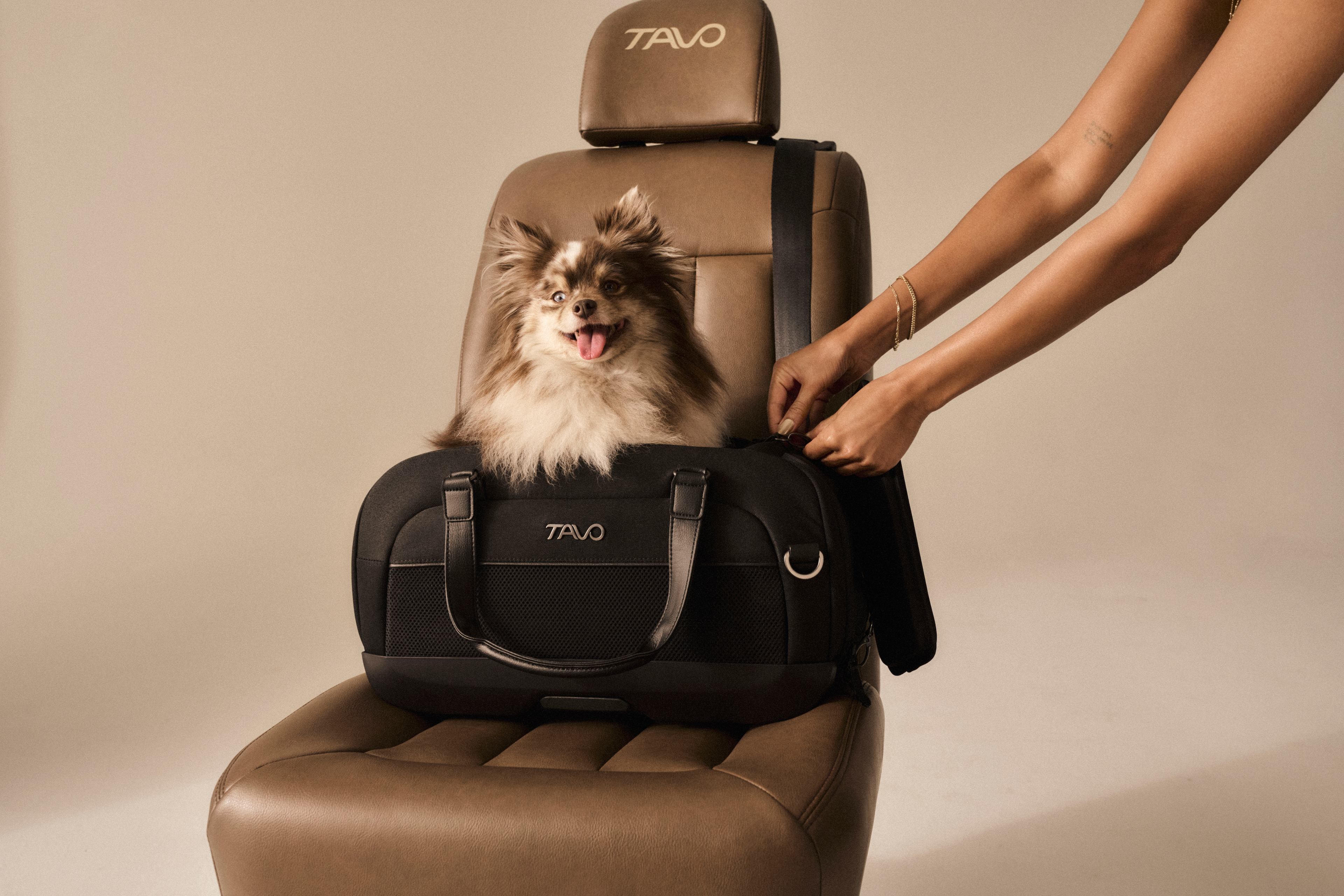 Tavo Pets Dupree II Airline Carry-On Pet Car Seat and Optional Roscoe Stroller - Please Note Shipping Time Frame in Description
