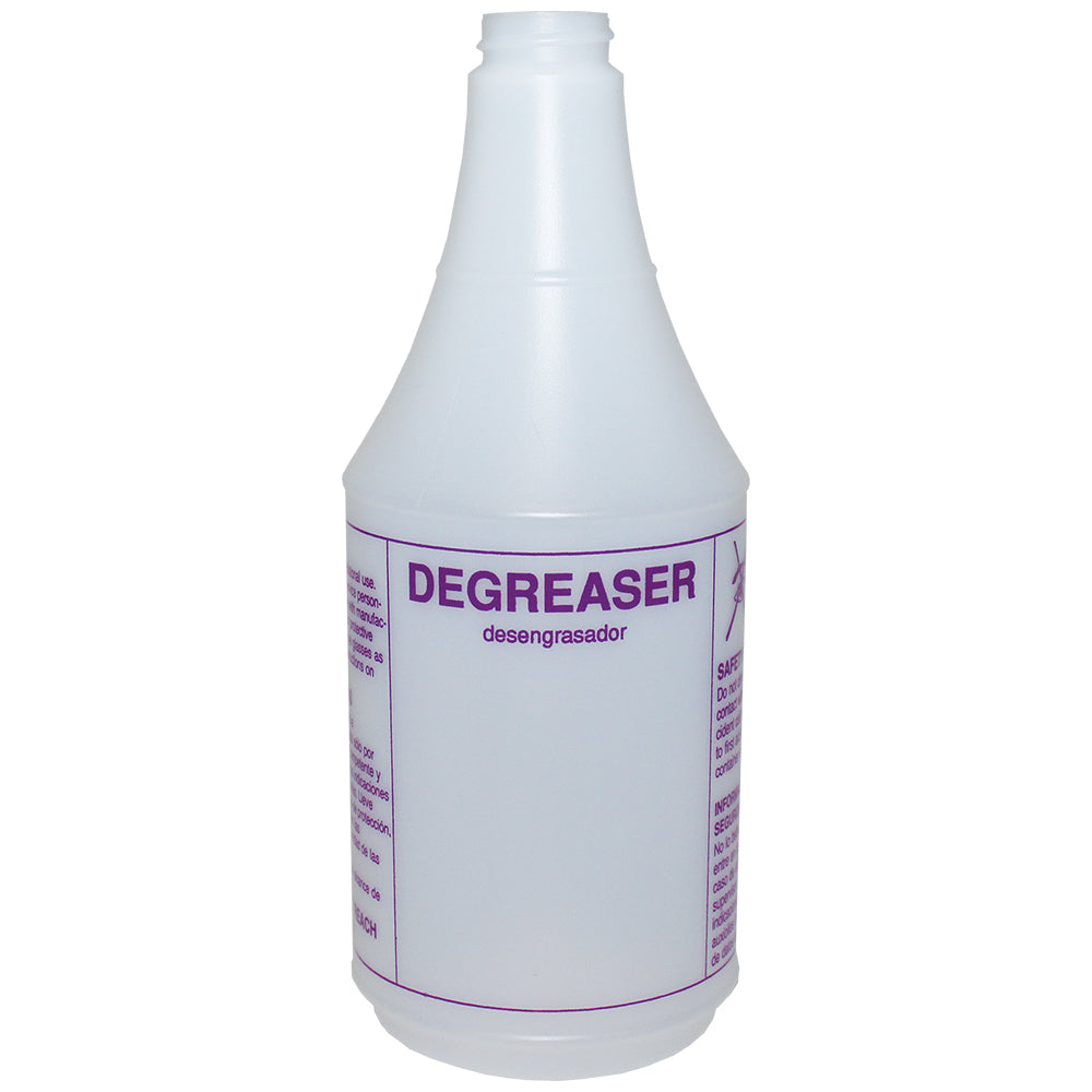 Tolco Degreaser Spray Bottle, Natural HDPE, 130110 - 24 oz.