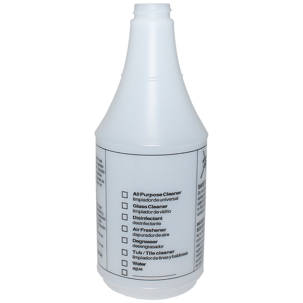 Tolco Multi-Product Spray Bottle, Natural HDPE, 130113 - 24 oz.