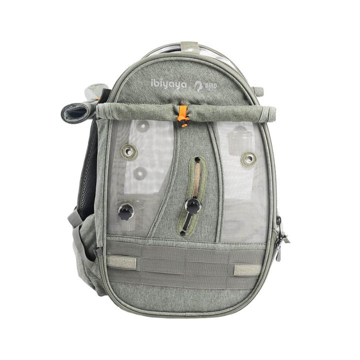 Ibiyaya Medium Size TrackPack, Backpack Bird Travel Carrier with Perch – Jungle Green
