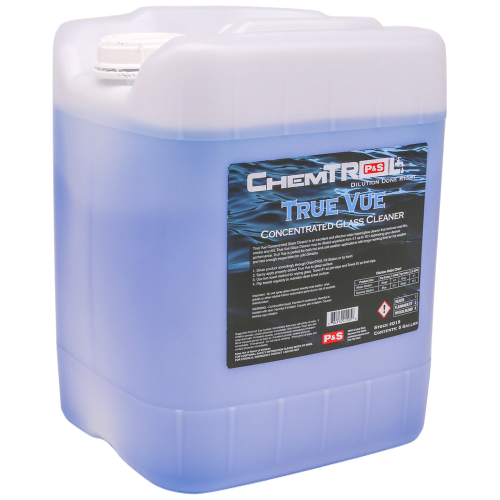 P&S True Vue Concentrated Glass Cleaner - 5 gal.