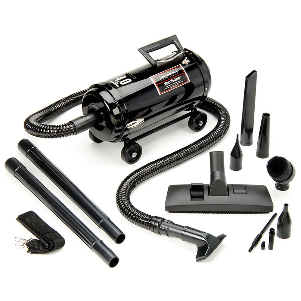 MetroVac Vac N Blo 4.0 Peak HP Portable Vacuum/Blower with 4-Wheel Dolly