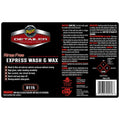 Meguiar's Secondary Label - Rinse Free Express Wash & Wax #D115