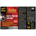 Meguiar's Secondary Label, Solo Cut & Polish Cream #86