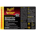 Meguiar's Secondary Label - Speed-Cut Compound #95