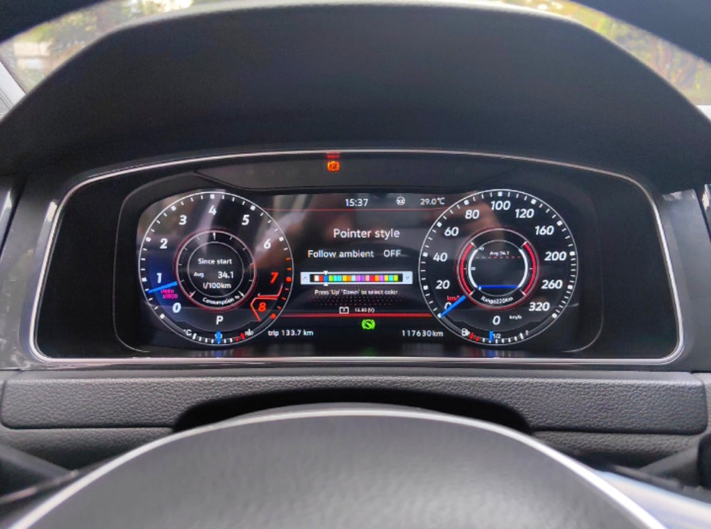 12.3INCH 2014-2020 VOLKSWAGEN GOLF 7 DIGITAL CLUSTER LCD DASHBOARD SPEEDOMETER