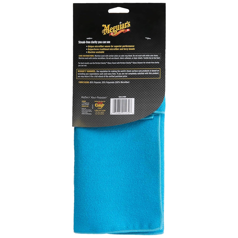 Meguiar's Perfect Clarity Glass Towel, X190300 (3 pack)