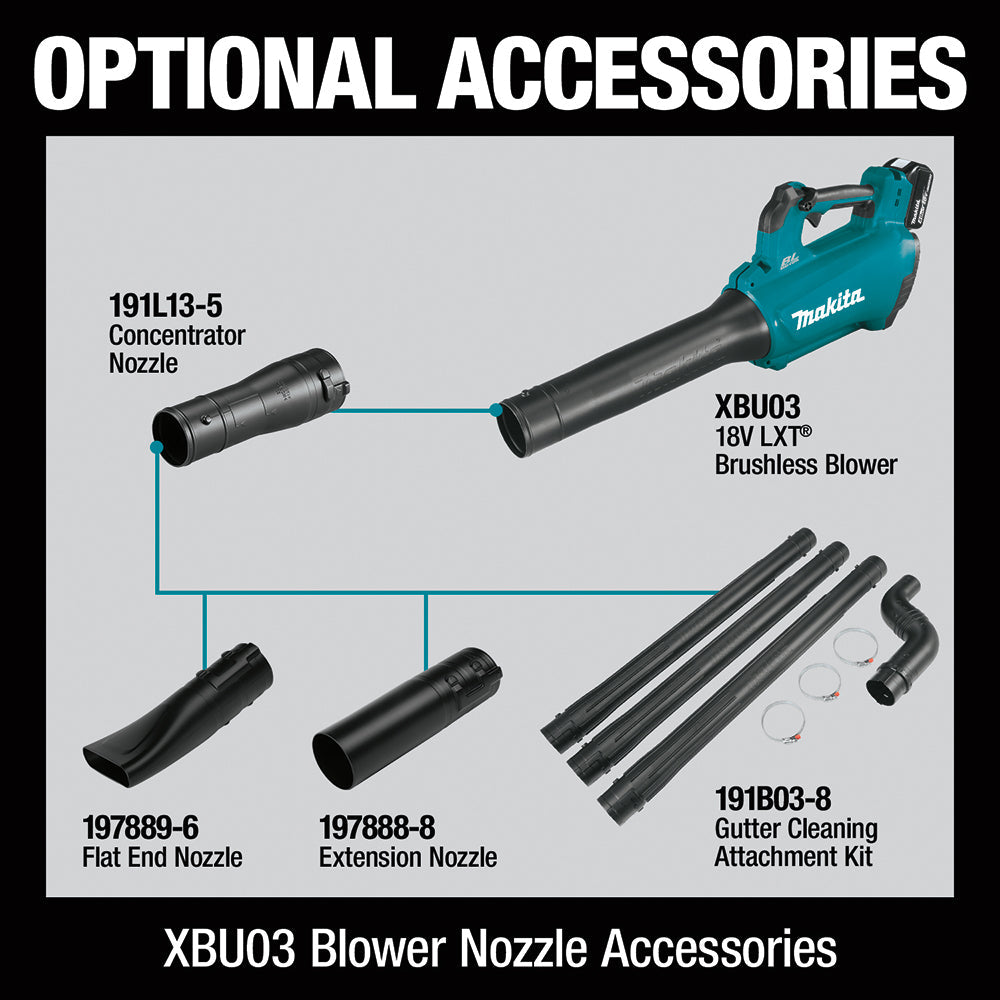 Makita 18V LXT Lithium-Ion Brushless Cordless Blower (Tool-Only)