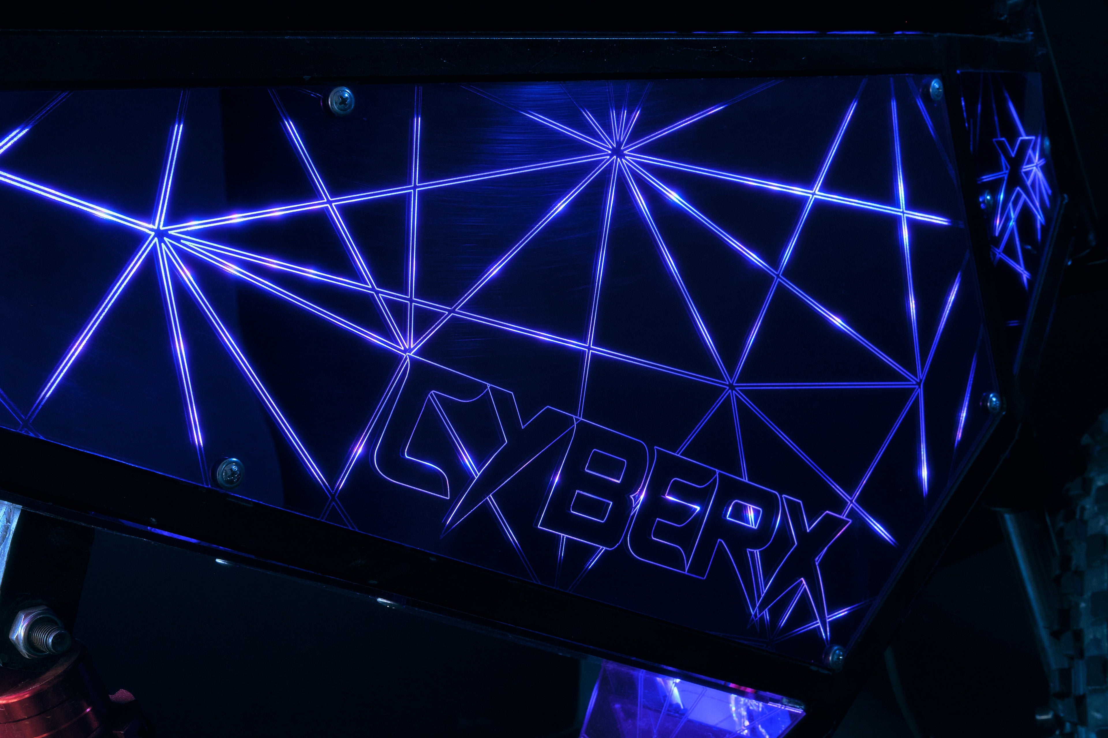 Custom Design on Mirror Acrylic w/ LED'S