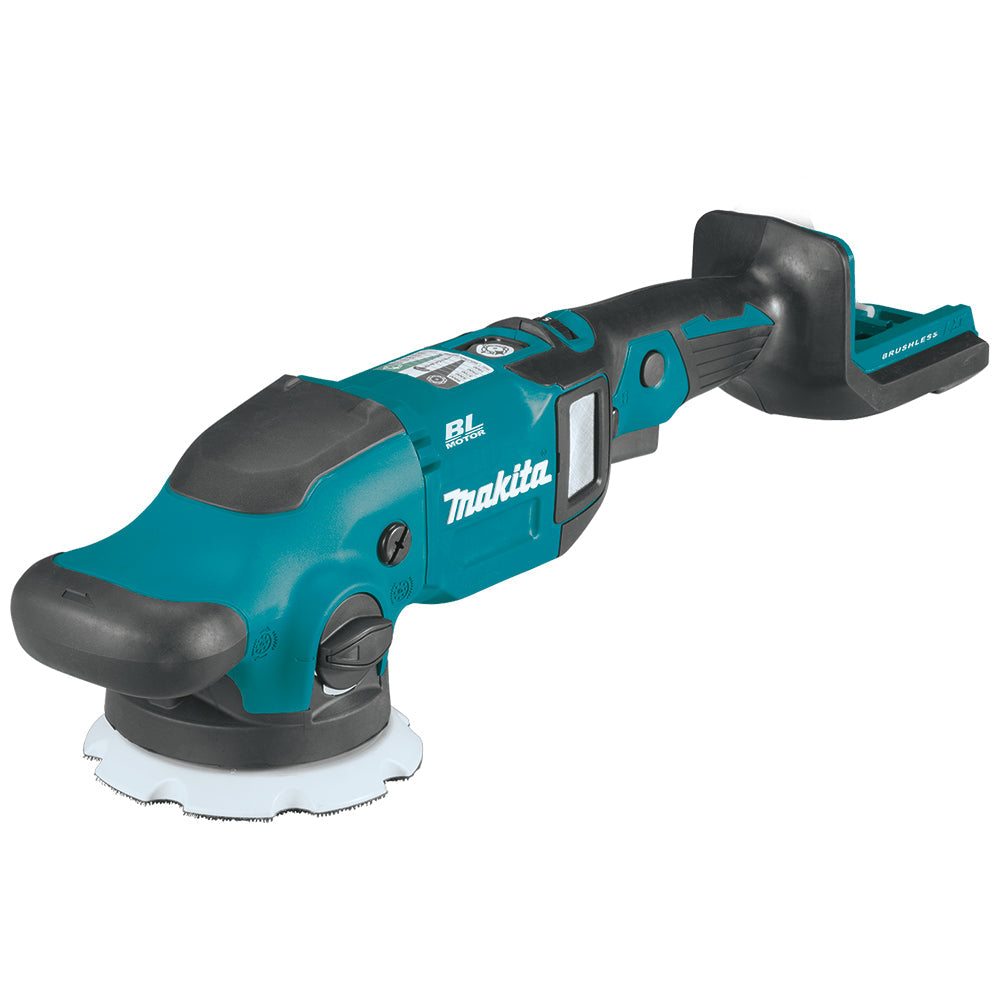 Makita 18V LXT Lithium-Ion Brushless Cordless 5" / 6" Dual Action Random Orbit Polisher (Tool Only)