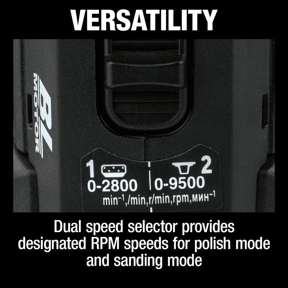 Makita 18V LXT Lithium-Ion Sub-Compact Brushless Cordless 3 in. Polisher/2 in. Sander (Tool Only)