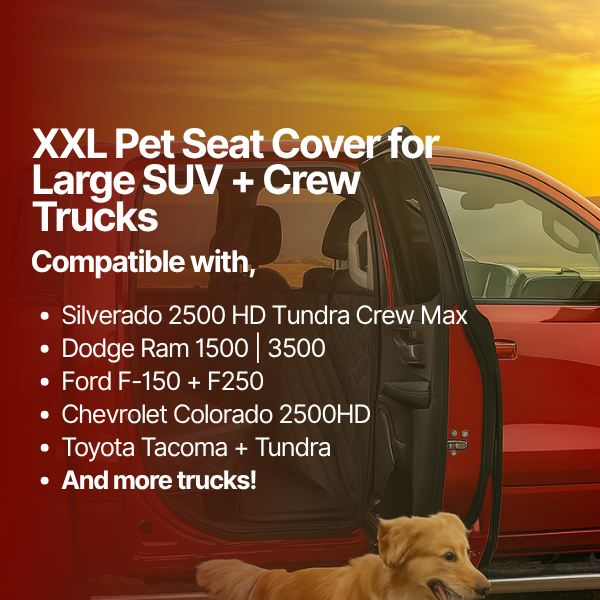 Formosa Covers XX-Large Pet Seat Cover For Truck, Van or Large SUV 62"W Grey