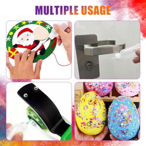 100ml Glue Precision Tip Applicator Bottle,Needle Tip Squeeze Bottle with 14ga 16ga 18ga 20ga 25ga Blunt Needle Oiler and Storage Caps