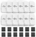 12-Pack Replacement Filters for Petlibro Dockstream Cat Water Fountain PLWF005 PLWF115 PLWF105, Ultra Quiet Pet Water Fountain