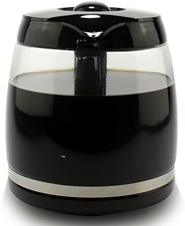 12-Cup Replacement Glass Carafe for Cuisinart Coffee Maker Models CHW-12, CHW-12P1, DCC-1100BK, DCC-1200, DCC-2650, DGB-550BK, DGB-550BK1 DGB-625BC, DGB-700BC, and SS-12 Part# DCC-1200PRC