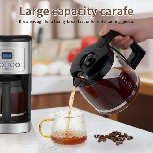 14-Cup Coffee Pot Replacement for Cuisinart Coffee Makers - Compatible with DCC-3200, DCC-3200P1, DCC-2200, DCC-2200RC, DCC-2800 & DCC-T20 Model