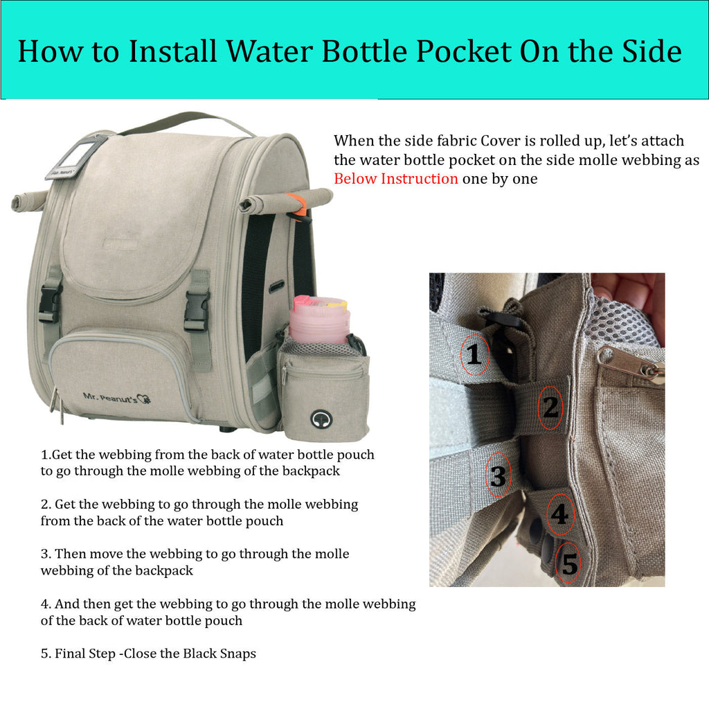 Mr. Peanut’s Northstar Sierra Adventure Pet FrontPack/Backpack – Airline Compliant Cat, Puppy & Bunny Carrier