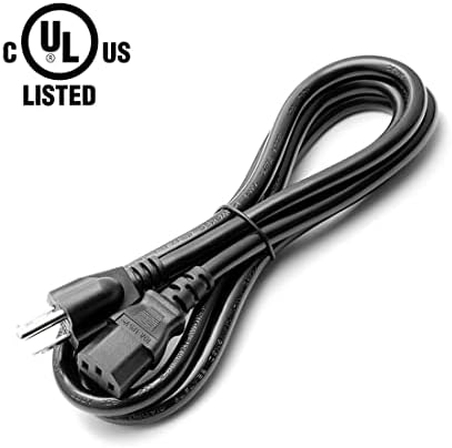 10FT AC Power Cord Compatible ION Block Rocker, Job Rocker, Explorer Portable Speaker System, ION iPA76C iPA76A iPA76S IPA23 Block