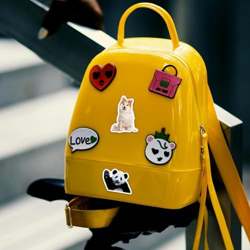 100Pcs Cute Animal Stickers Pack, Vinyl Stickers for Water Bottle, Laptop, Journal, Scrapbook, Computer, Hydroflask, Skateboard, Notebook, Kawaii Cartoon Animal Stickers for Kids Adults