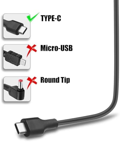 100W USB C Universal Laptop Charger Fit for MacBook HP Dell Acer Asus Lenovo Thinkpad Google MSI LG Samsung Huawei, ROG Ally, Steam Deck, Chromebook Computer and All USB-C Devices