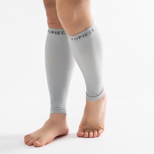 15-20mmHg 9 Pair Men and Women Wide Calf Sleeve Brace Compression Socks for Leg Support, Pain Relief