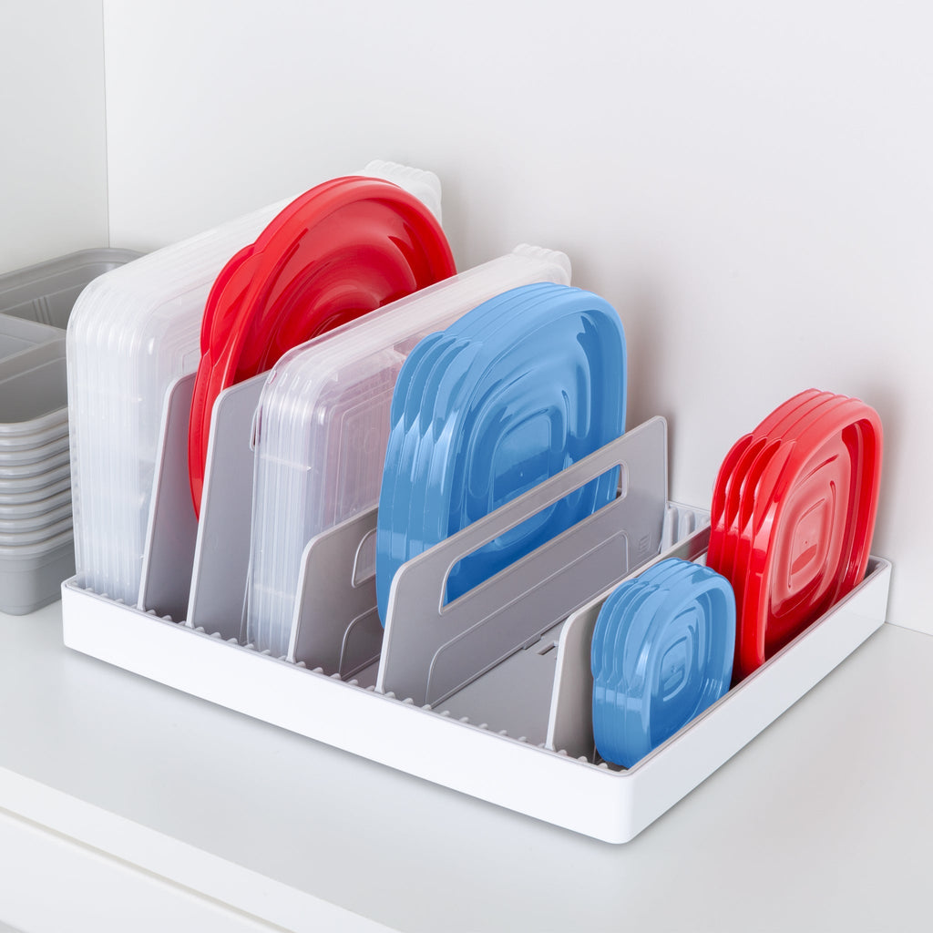 Adjustable Food Storage Lid Organizer