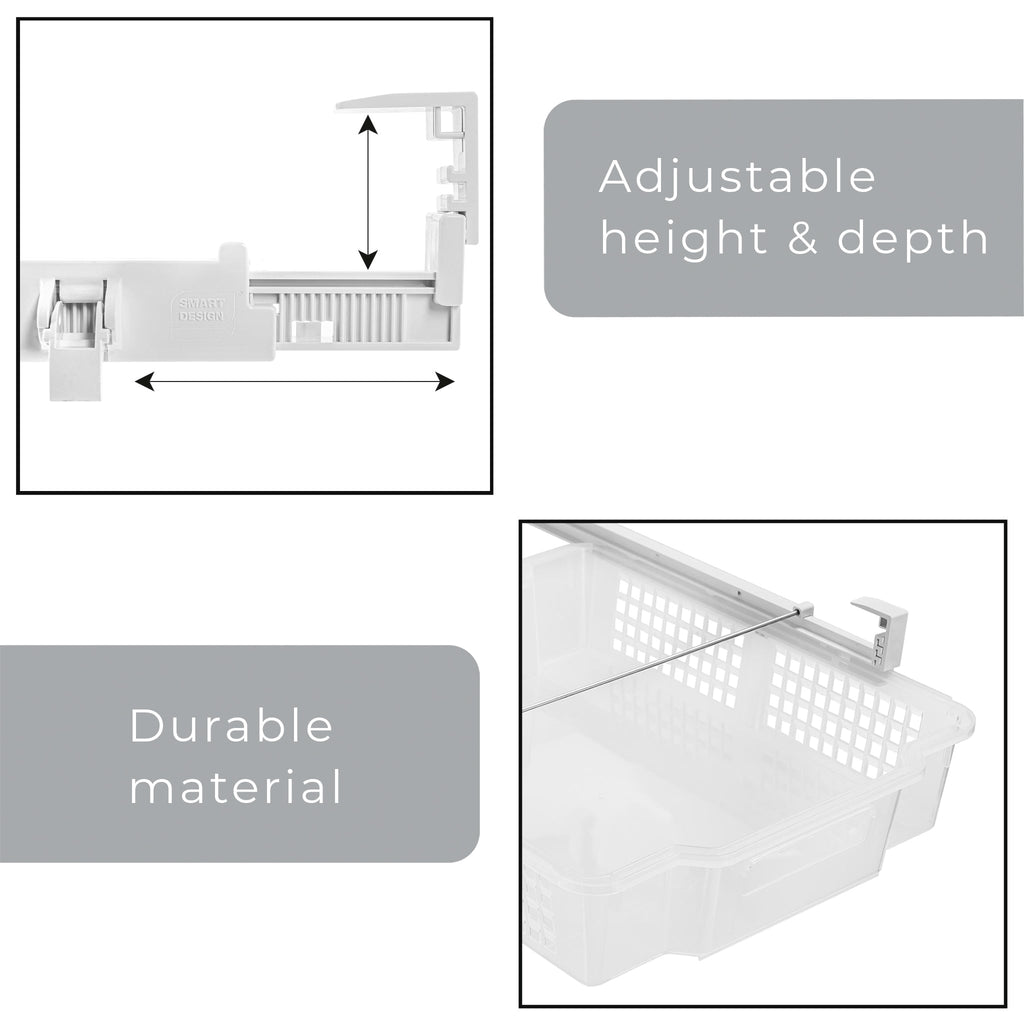 Refrigerator Pull-Out Basket – Medium