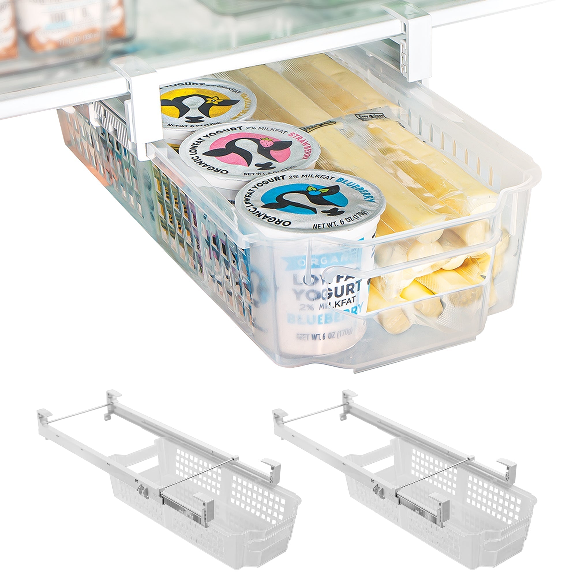 Refrigerator Pull-Out Basket – Medium