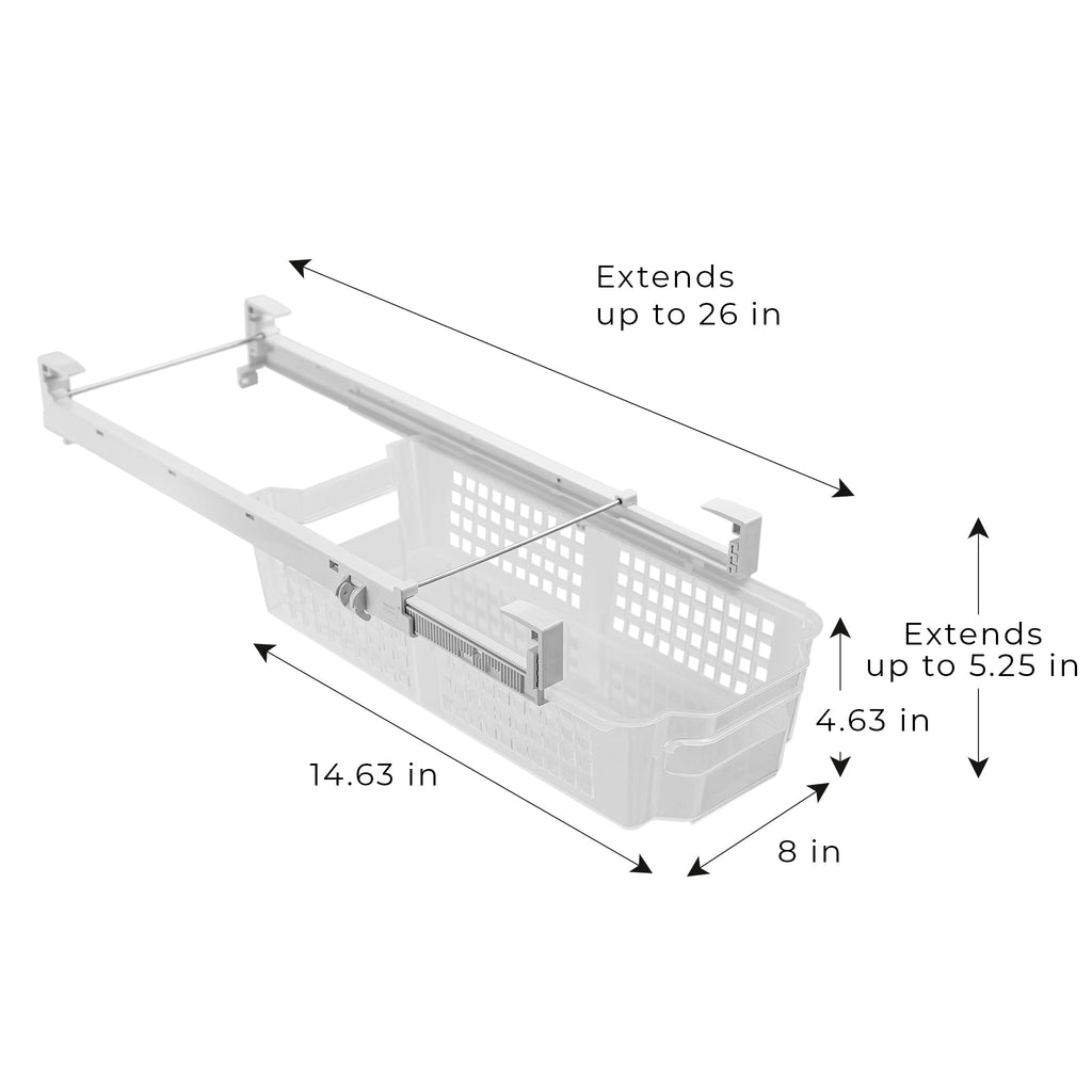 Refrigerator Pull-Out Basket – Medium