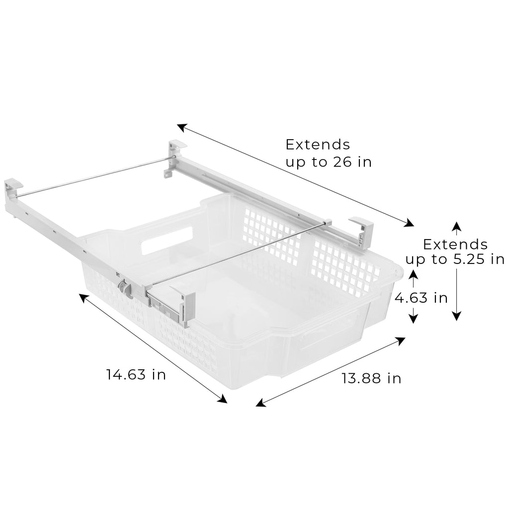 Refrigerator Pull-Out Basket – Medium