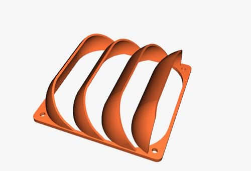 120/140mm PC Fan Deflector | Redirect Computer Airflow | Improve PC Thermals and Cooling | Fan Duct | PC Accessories | Gift for Techy (140mm, Yellow)
