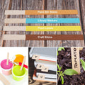 120 Pieces Paint Stir Sticks, 12 Inch Long Wooden Paint Stirrers for Mixing Paint, Paint Sticks for Library Markers or Garden Plant Labels, Mixing Sticks for DIY Craft Sticks