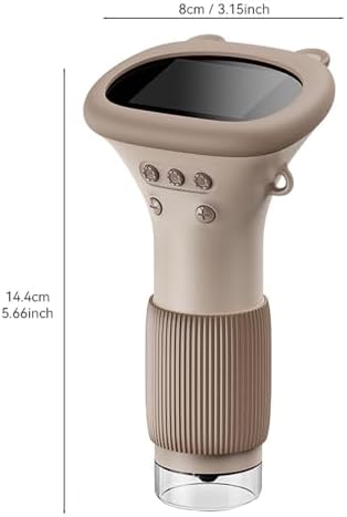 1000X Kids Microscope Digital,2in IPS Screen, 400 Photo Storage, 100X-1000X Zoom, USB Connection, for Shared Exploration with PC