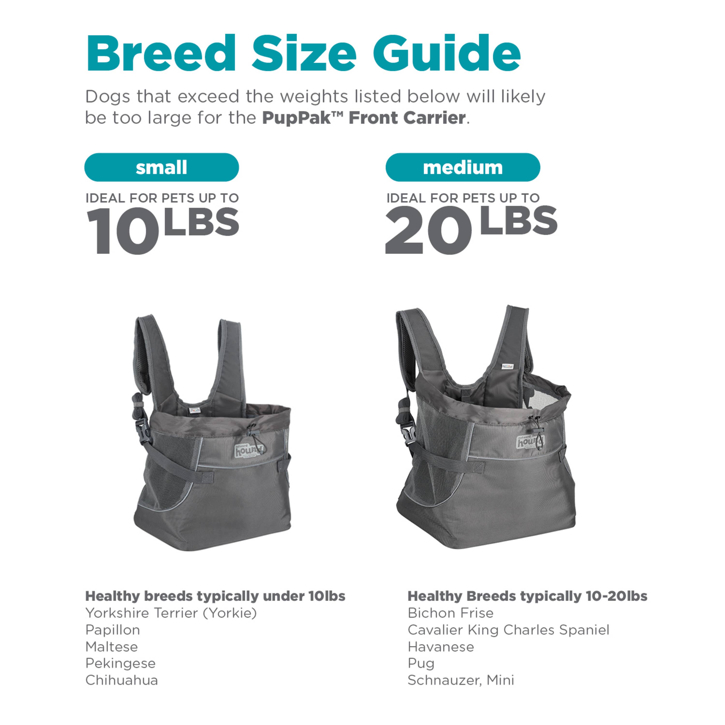 Outward Hound PupPak Front Dog Carrier – Hands-Free Pet Backpack for Hiking & Travel