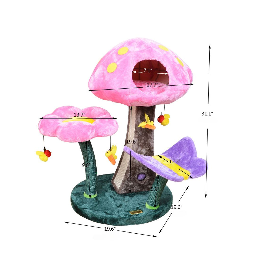 Catry Wonderland Mushroom Cat Tree