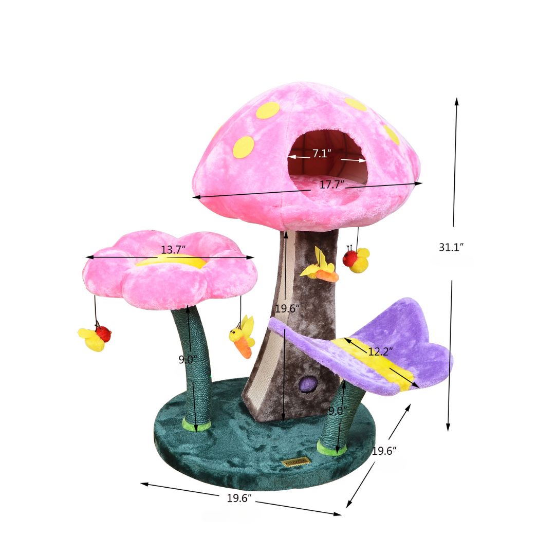 Catry Wonderland Mushroom Cat Tree