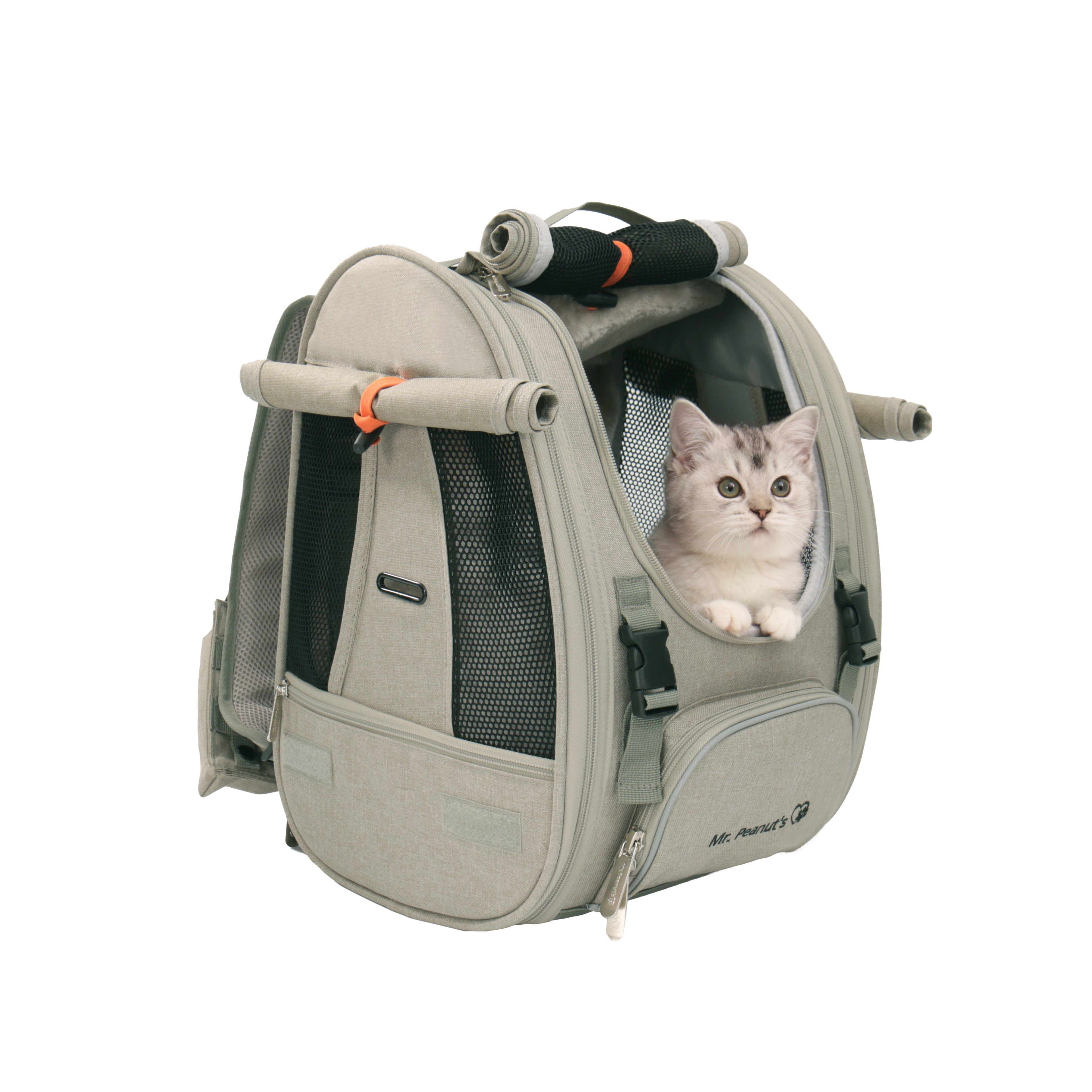 Mr. Peanut’s Northstar Sierra Adventure Pet FrontPack/Backpack – Airline Compliant Cat, Puppy & Bunny Carrier